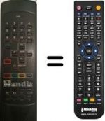 Télécommande équivalente Sinudyne OPERA28B2A