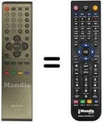 Télécommande équivalente CT-8015