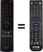 Télécommande équivalente Toshiba 32AV500PS