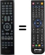 Télécommande équivalente Toshiba 32W8DF