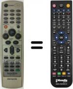 Télécommande équivalente Aiwa HV-FX990