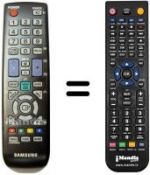 Télécommande équivalente Samsung UE26D4003