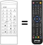 Télécommande équivalente Sanyo CEP6022