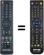Télécommande équivalente United LED32SK30