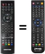 Télécommande équivalente LTW19X95 (V. 2016)