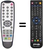 Télécommande équivalente REMCON976
