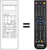 Télécommande équivalente Amstrad VCR4700
