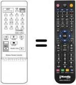 Télécommande équivalente Roadstar VCR755