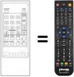 Télécommande équivalente REMCON1233