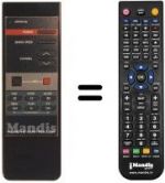 Télécommande équivalente REMCON949