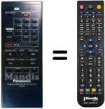 Télécommande équivalente Panasonic VEQ0499