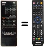 Télécommande équivalente Panasonic VEQ0687