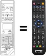 Télécommande équivalente Panasonic VEQ0923