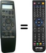 Télécommande équivalente Panasonic VEQ1570