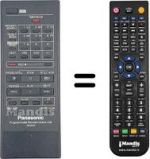 Télécommande équivalente Panasonic NV-G25