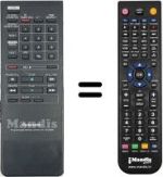 Télécommande équivalente Panasonic NV-G45