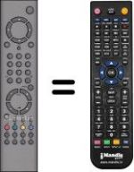 Télécommande équivalente Seg LCD-TV3000