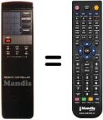 Télécommande équivalente REMCON1154