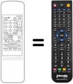 Télécommande équivalente REMCON600