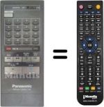 Télécommande équivalente Panasonic VSQ0357