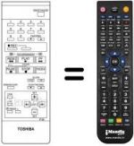 Télécommande équivalente Toshiba 7014-8347