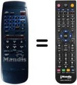 Télécommande équivalente Toshiba V400