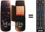 Télécommande équivalente Toshiba V454G