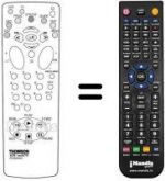 Télécommande équivalente REMCON1054