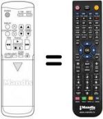 Télécommande équivalente REMCON675