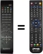 Télécommande équivalente Telefunken TE15796B5
