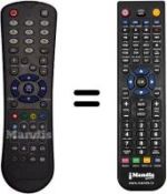 Télécommande équivalente RC1242