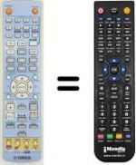 Télécommande équivalente Yamaha DVRS120