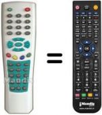 Télécommande équivalente REMCON1290