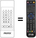 Télécommande équivalente REMCON1137