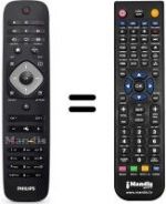 Télécommande équivalente Philips 26PFL4007H