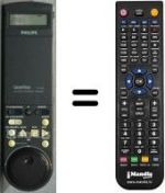 Télécommande équivalente Philips VR948