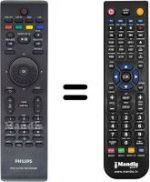 Télécommande équivalente Philips DVD-R5570H