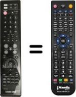 Télécommande équivalente Samsung htxa100c