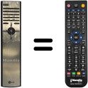 Télécommande équivalente LG RT34FB11RB