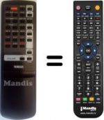 Télécommande équivalente Yamaha AX380