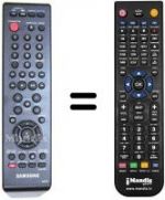 Télécommande équivalente Samsung DVD-R145
