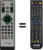 Télécommande équivalente Metronic 060500