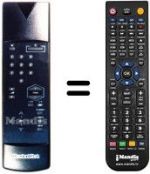 Télécommande équivalente Technisat ST3004S