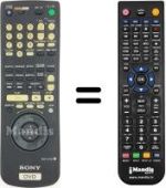 Télécommande équivalente Sony DVP-S7700