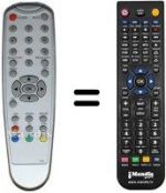 Télécommande équivalente Kathrein UFE305-S