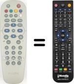 Télécommande équivalente Philips DSR300