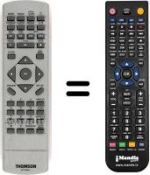Télécommande équivalente Thomson DTH159E