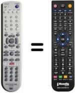 Télécommande équivalente Daewoo DHR7105