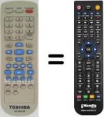 Télécommande équivalente Toshiba SE-R0268