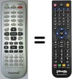 Télécommande équivalente Amstrad DVD330